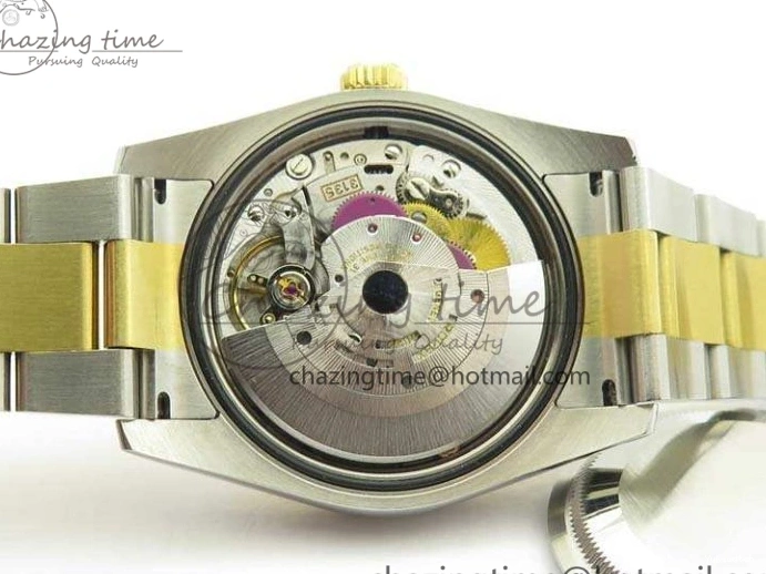 116234 36mm Oyster DJF YG Datejust Edition 1:1 Bracelet V2 Dial On SA3135 Fluted SS White Best Com 1129